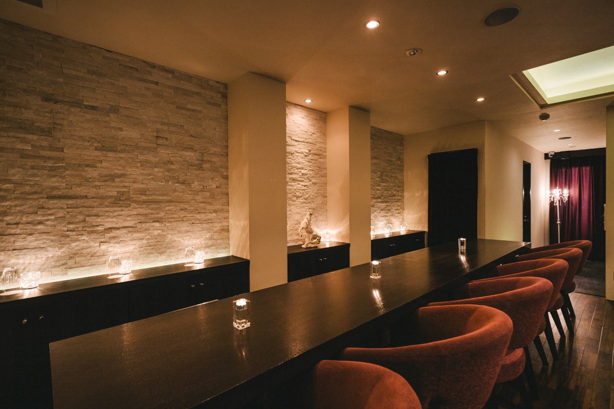 ラウンジ國貞店内 カウンター